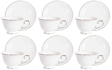 Filiżanka Veroni ANGELO porcelana 220 ml 6 szt.