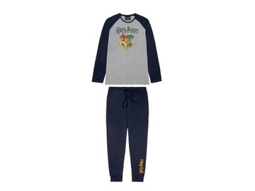 Piżama Męska Harry Potter R. L Spodnie Ze Ściągaczami Bluza Na Długi Rękaw