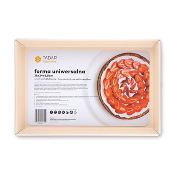Универсальная ФОРМА ДЛЯ ВЫПЕЧКИ КЕРАМИЧЕСКИЙ ПРОТИВЕНЬ 36x24см
