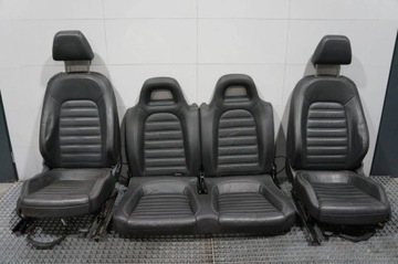 FOTEL FOTELE KANAPA SKÓRA KOMPLET VW SCIROCCO III 1K8
