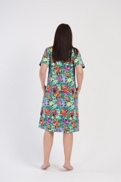 Халат женский Vienetta на молнии, большой размер 4XL