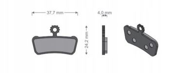 KLOCKI HAMULCOWE AVID/SRAM: GUIDE T