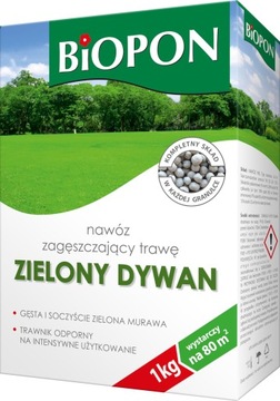 NAWÓZ DO TRAWY TRAWNIKA ZAGĘSZCZAJĄCY 1KG granulat
