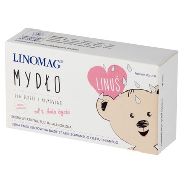 Linomag Mydło dla dzieci i niemowląt od 1. dnia życia 100 g
