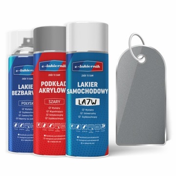 Lakier Samochodowy w Sprayu Zestaw Naprawczy VOLKSWAGEN LA7W Reflexsilber