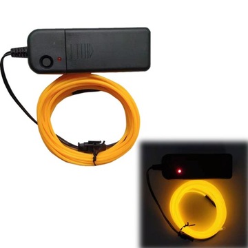 KABEL przewód NEON LED na BATERIE dekoracyjny 5m