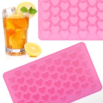 СИЛИКОНОВАЯ ФОРМА ДЛЯ ЛЬДА ФОРМА ДЛЯ МОНОПОРЦИОНИРОВАНИЯ КУБИКОВ ЛЬДА СЕРДЦЕ