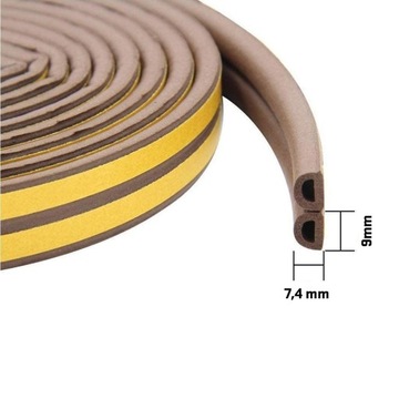 SAMOPRZYLEPNA USZCZELKA DO DRZWI OKIEN TYP D 6M