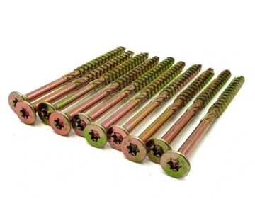 WKRĘTY CIESIELSKIE DO DREWNA CS 4,5x70 TORX ŁEB STOŻKOWY DOMAX 200 SZTUK