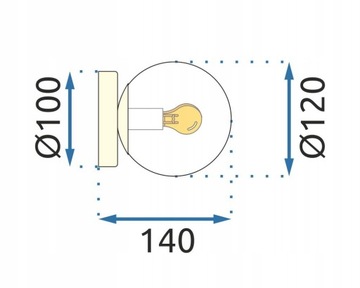 LAMPA KINKIET / SUFITOWA MLECZNA KULA ZŁOTA POŁYSK MINIMALISTYCZNA APP1250