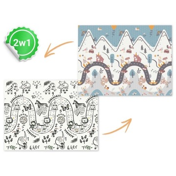 БОЛЬШОЙ толстый пенопластовый коврик для ползания