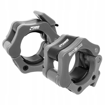 HRD SYSTEM ZACISKI NA GRYF OLIMPIJSKI 50MM SZTANGĘ HG 2 SZT. SZARE