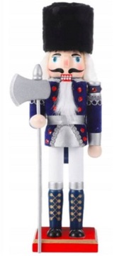 DZIADEK DO ORZECHÓW DREWNIANY FIGURKA STOJĄCA 30cm