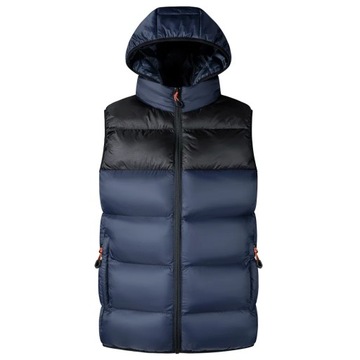 Oversize 7XL Winter Men Hooded Jackets Padded Vest