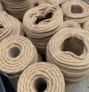 Джутовая парусная веревка 22 мм, шнур 5 м