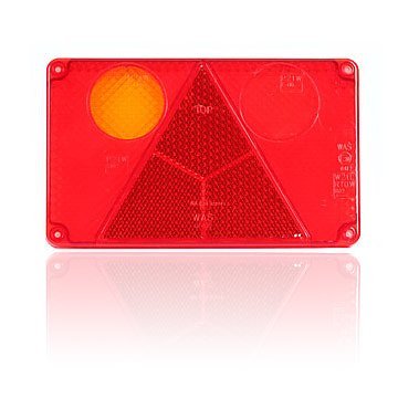 KLOSZ LAMPY TYLNEJ ZESPOLONA 4-SEGM. Z TRÓJKĄTEM