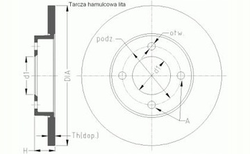 FIAT Cinquecento Seicento TARCZA TARCZE GT MIKODA