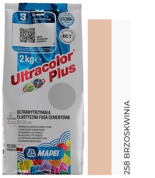 MAPEI FUGA Ultracolor Plus 258 BRZOSKWINIA 2kg
