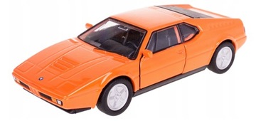 BMW M1 POMARAŃCZOWY METALOWY MODEL 1:34 WELLY