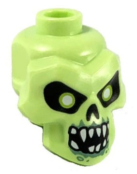 LEGO 43693pb05 Ninjago CZASZKA SZKIELET NOWA (1g)