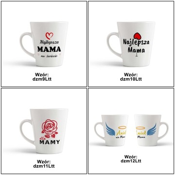 КРУЖКА ЛАТТЕ ПОДАРОК ​​НА ДЕНЬ МАТЕРИ + ИМЯ
