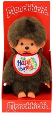 Monchhichi 242191 Małpka Chłopiec Happy Birthday