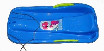 Sanki race plastikowe ślizg z hamulcem