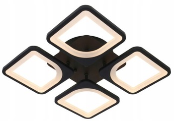 LAMPA LED KWADRAT SUFITOWA PLAFON LED + PILOT