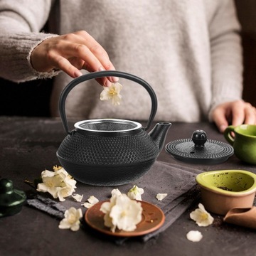 Винтажный чайник Маленький чайник в стиле ретро