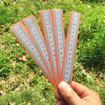 ДВУСТОРОННЯЯ СТАЛЬНАЯ ЛИнейка, ГИБКАЯ, ТОНКАЯ, ТОЧНАЯ, 15 см, 6 дюймов