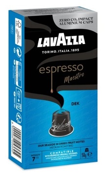 Kapsułki do Nespresso Lavazza Maestro Dek 10szt