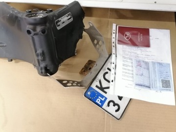 honda CBR 1000 SC 57 B Rama dokumenty PL polisa