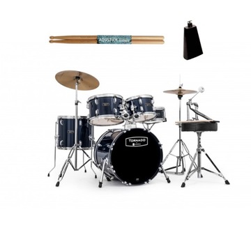 perkusja MAPEX TORNADO TND5044TC YB + pałki + cowbell Gratis!