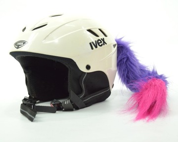 Чехол, украшение на шлем - Шапка с рогами быка.