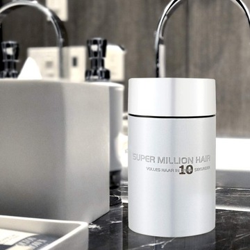 WŁÓKNA DO ZAGĘSZCZENIA WŁOSÓW KOLOR CZARNY