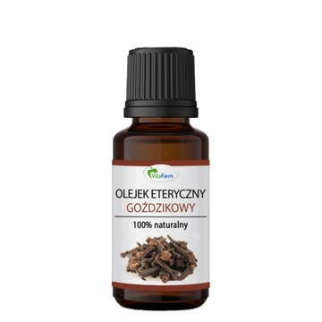 OLEJEK GOŹDZIKOWY ETERYCZNY 100% NATURALNY 30ML