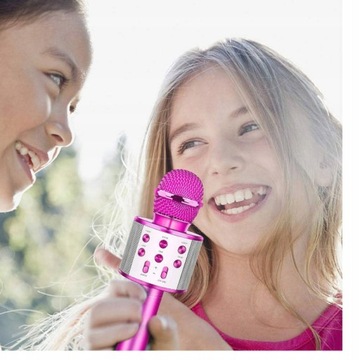 Mikrofon karaoke Bluetooth Fede WS-858L LED