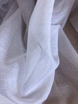 Батистовая штора LINEN FROST WHITE 260 x 500 FROG TUNNEL