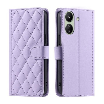 Phone Case For Xiaomi POCO C65 Hand Strap Magnetic Flip Folio Wallet