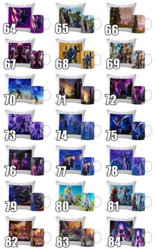 НАБОР КРУЖКИ И ПОДУШЕК СУПЕР ПОДАРОК ​​ИГРЫ FORTNITE ВЫБОР ДИЗАЙНА