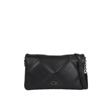 CALVIN KLEIN TOREBKA DAMSKA RE-LOCK QUILT CZARNA