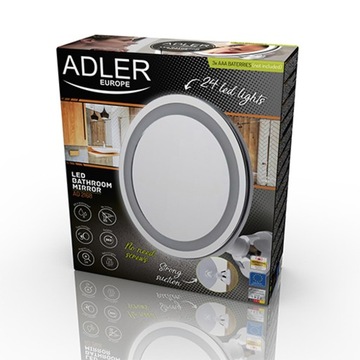 Lusterko łazienkowe LED Adler AD 2168 powiększające