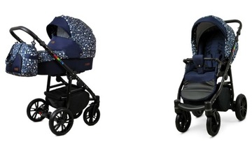 Wózek dziecięcy głęboki spacerowy BabyLux COLORLUX