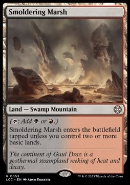 Karta Magic: The Gathering Smoldering Marsh WIZARDS OF THE COAST