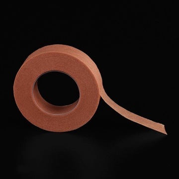 Taśma owijająca z włókniny do przeszczepów fałszywego przedłużenia, brązowa, 1,25 cm
