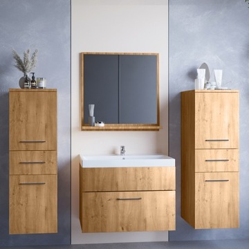 Meble łazienkowe LUPO MINI Dąb Artisan