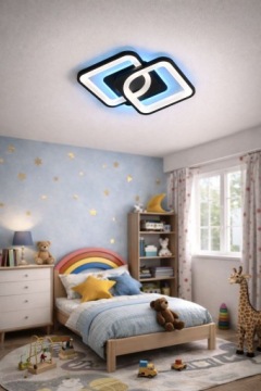 СВЕТОДИОДНЫЙ КОЛЬЦЕВОЙ СВЕТИЛЬНИК ПОТОЛОЧНЫЙ СВЕТИЛЬНИК СВЕТОДИОДНЫЙ ПОТОЛОЧНЫЙ СВЕТИЛЬНИК ДЛЯ ДЕТСКОЙ КОМНАТЫ + ПУЛЬТ ДИСТАНЦИОННОГО УПРАВЛЕНИЯ + RGB