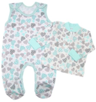 KOMPLET NIEMOWLĘCY ŚPIOCHY + KAFTANIK r.68 /55/