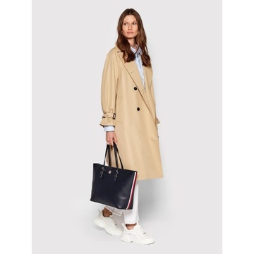 Torebka TOMMY HILFIGER eless Med Tote Corp AW0AW11536