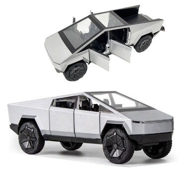 1:24 MODEL TESLA CYBERTRUCK OTWIERANE DRZWI LED DŹWIĘK ZABAWKA